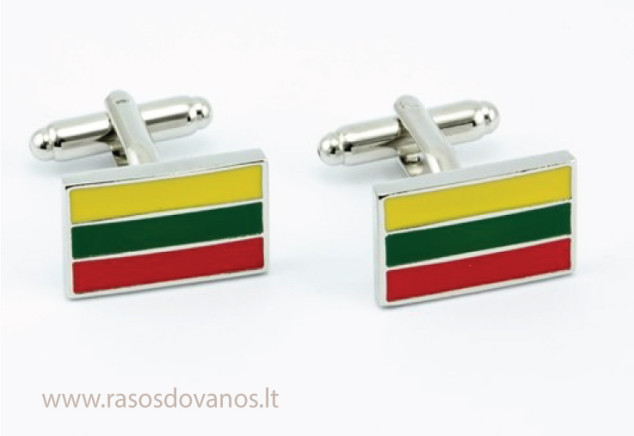 Lietuviška atributika - aksesuaras sąsagos su trispalve vėliava
