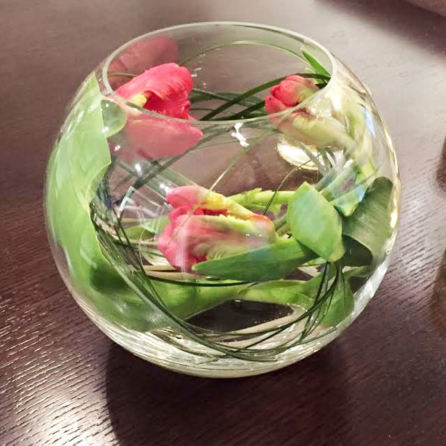 Tulpės vazoje