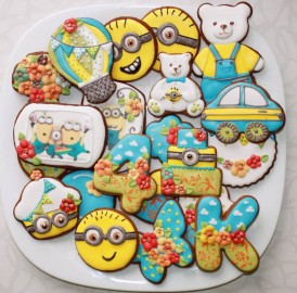 Pimpačkiukų teminis gimtadienis - sausainiai