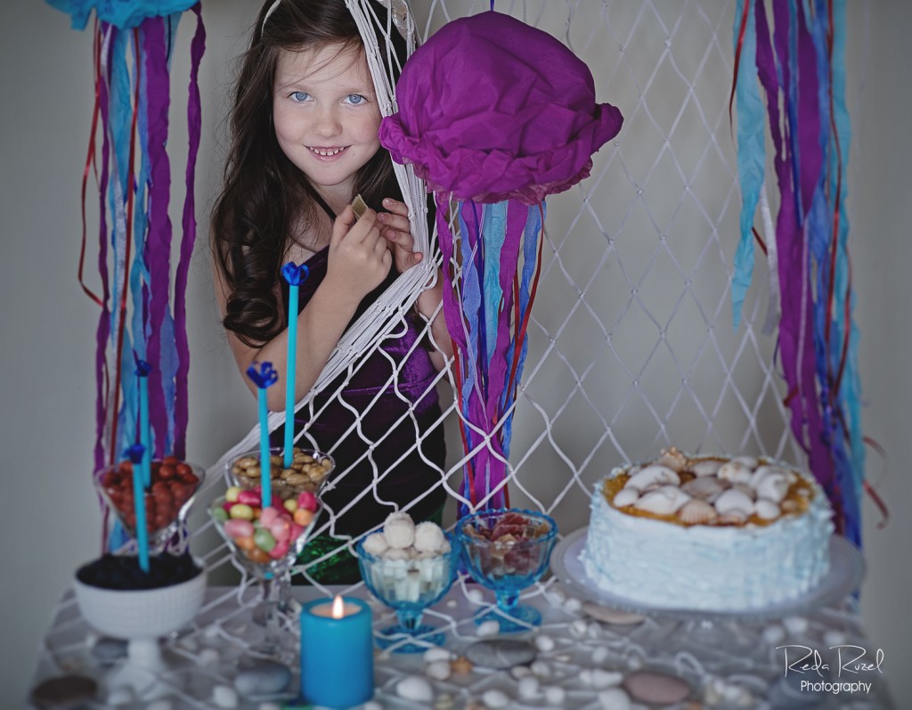 Undinėlė - teminis gimtadienis - dekoras, papuošimai